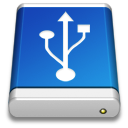 Drive Blue USB Icon
